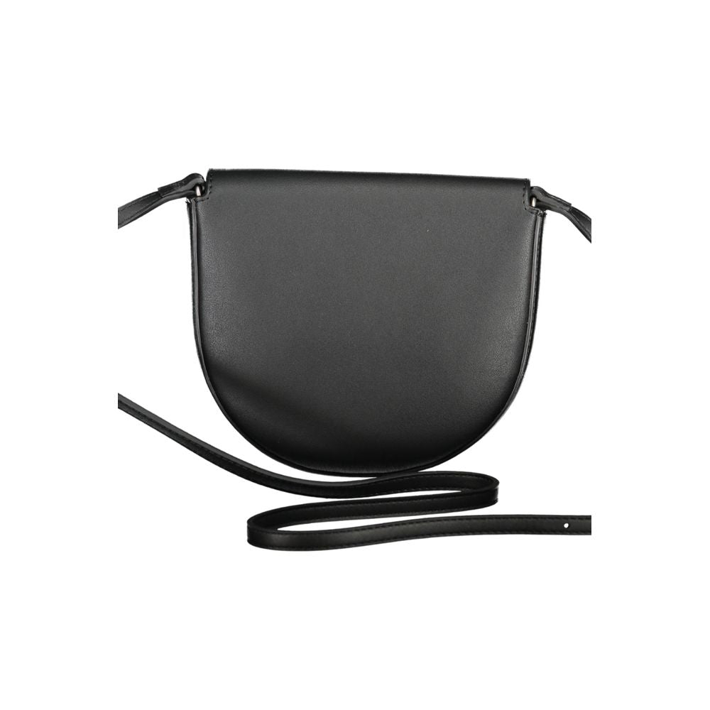 Black Polyethylene Handbag - GLAMHUB BOUTIQUE 