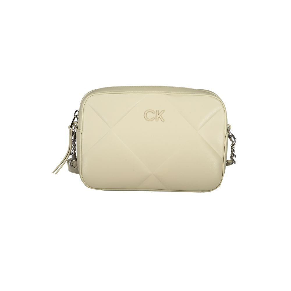 Beige Cotton Handbag - GLAMHUB BOUTIQUE 