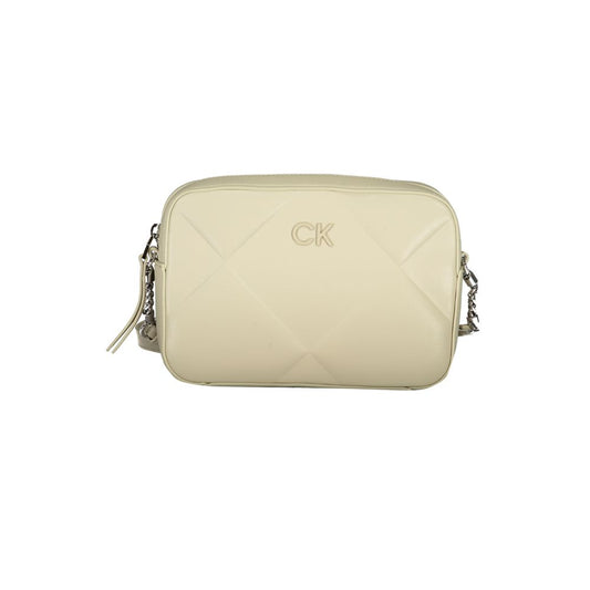 Beige Cotton Handbag - GLAMHUB BOUTIQUE 