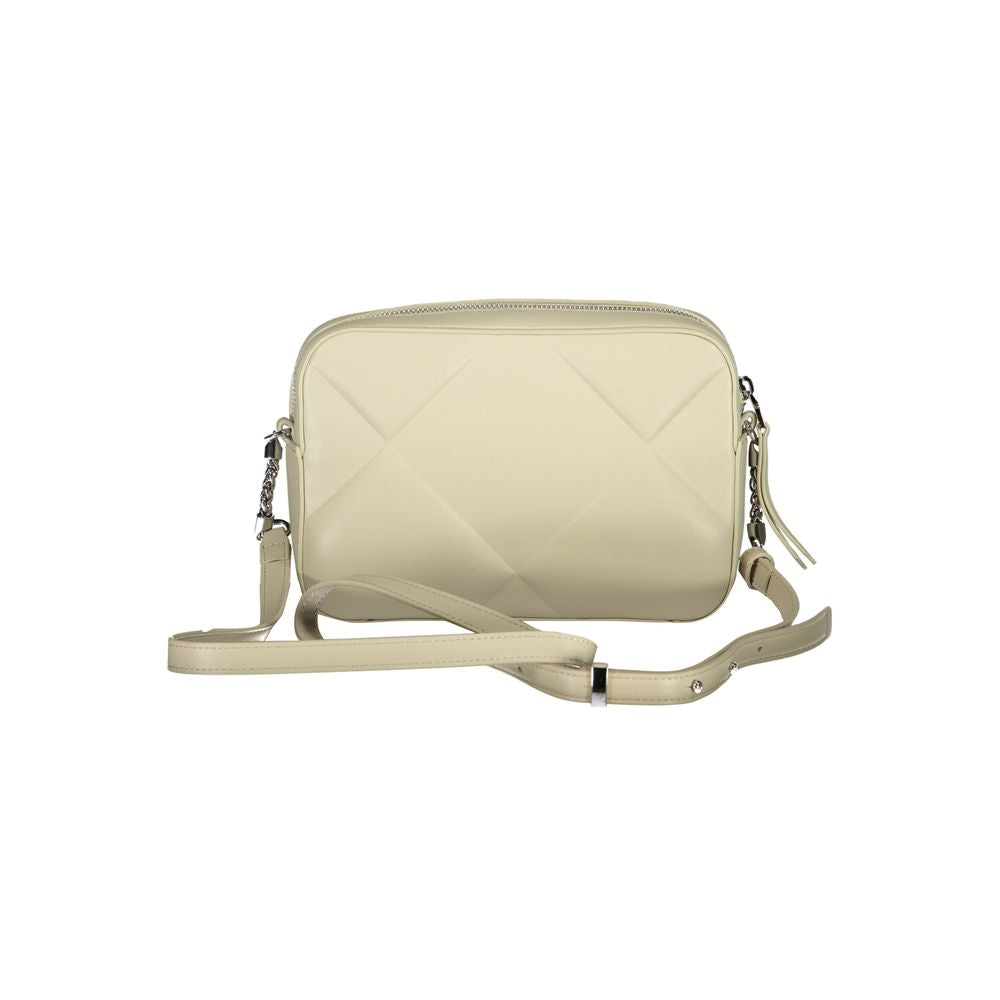 Beige Cotton Handbag - GLAMHUB BOUTIQUE 