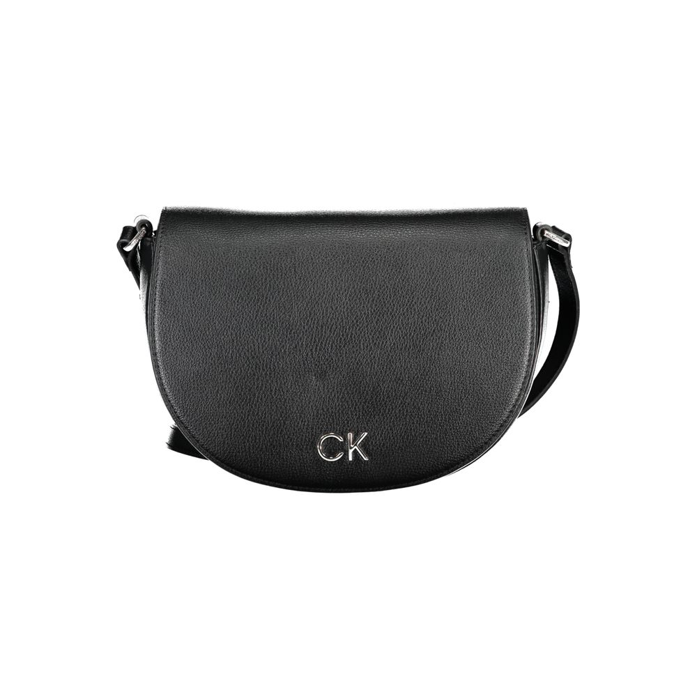 Black Polyethylene Handbag - GLAMHUB BOUTIQUE 