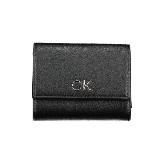 Black Polyethylene Wallet - GLAMHUB BOUTIQUE 