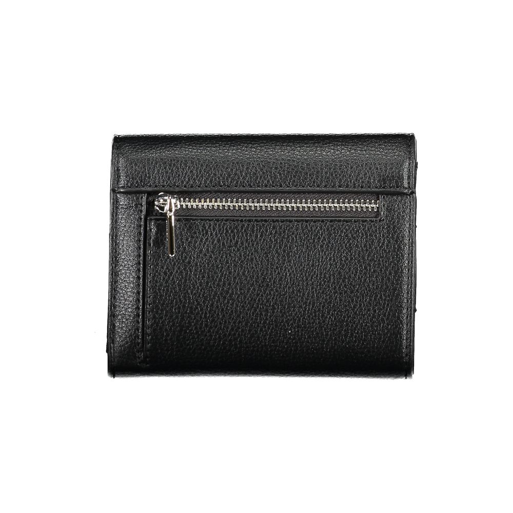 Black Polyethylene Wallet - GLAMHUB BOUTIQUE 