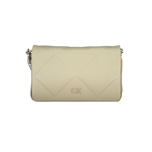 Beige Cotton Handbag - GLAMHUB BOUTIQUE 