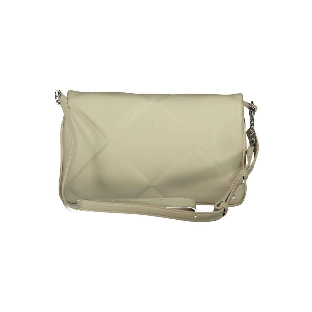 Beige Cotton Handbag - GLAMHUB BOUTIQUE 