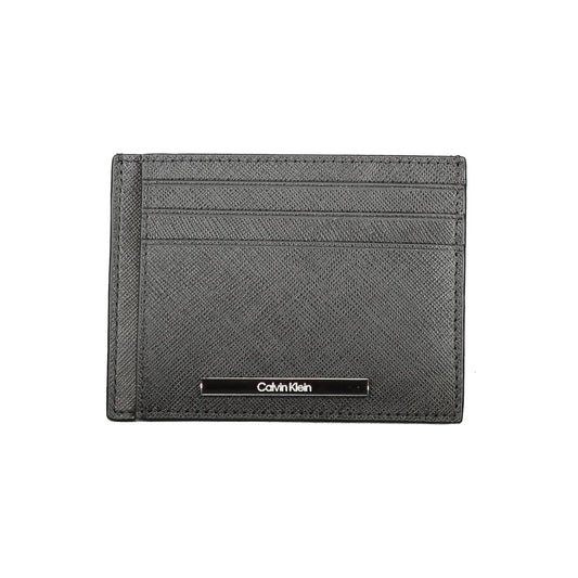 Black Leather Wallet - GLAMHUB BOUTIQUE 