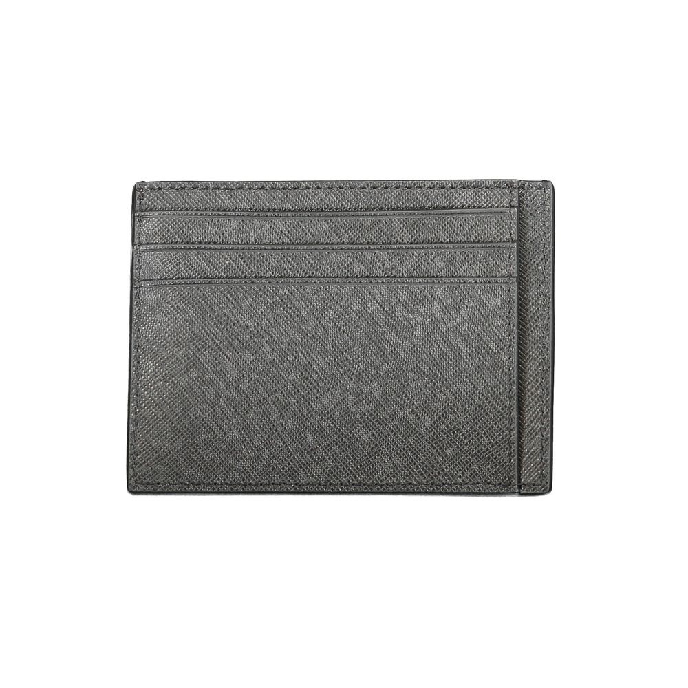 Black Leather Wallet - GLAMHUB BOUTIQUE 