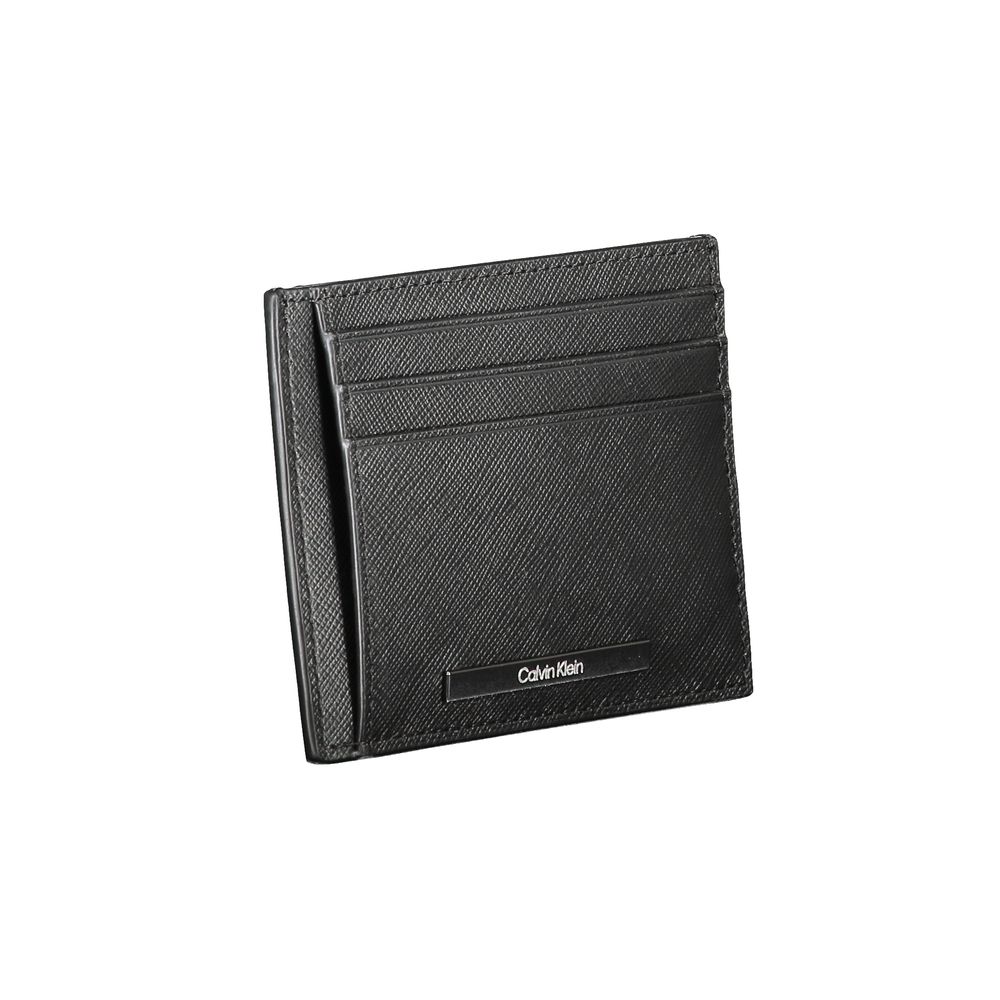 Black Leather Wallet - GLAMHUB BOUTIQUE 