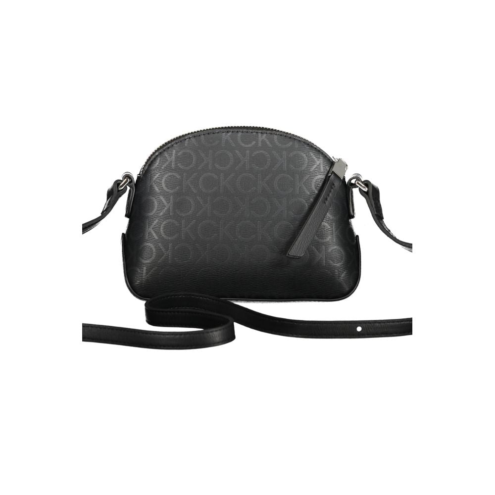 Black Polyester Handbag - GLAMHUB BOUTIQUE 