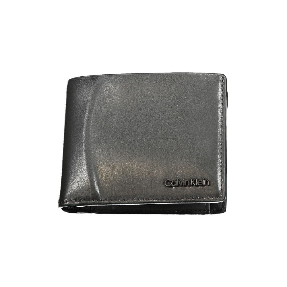 Black Leather Wallet - GLAMHUB BOUTIQUE 