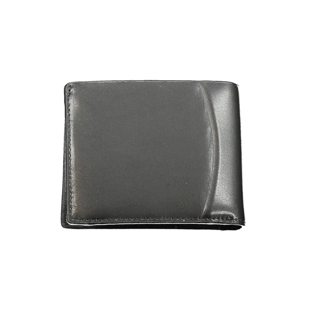 Black Leather Wallet - GLAMHUB BOUTIQUE 