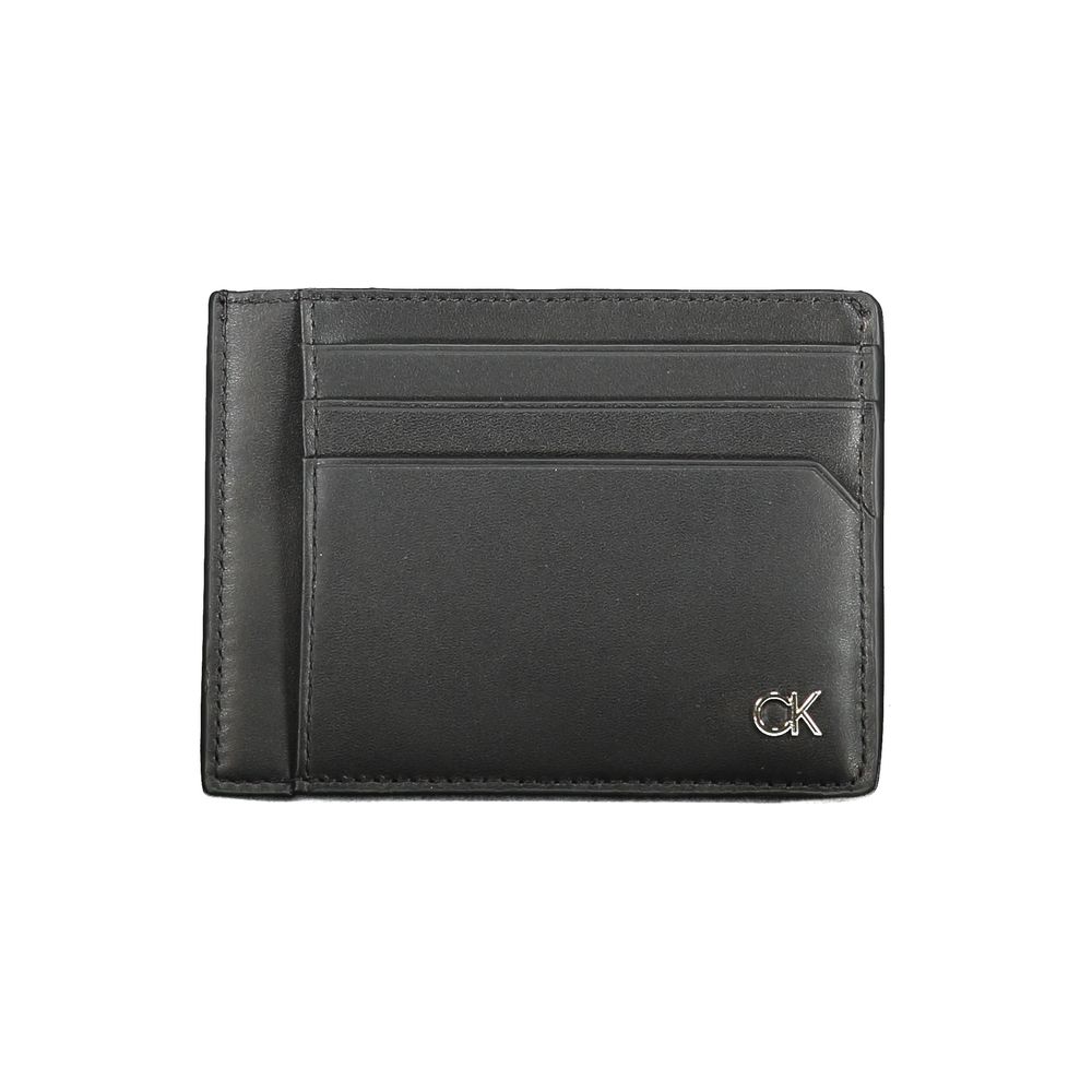 Black Leather Wallet - GLAMHUB BOUTIQUE 