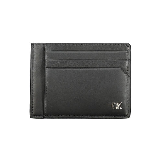 Black Leather Wallet - GLAMHUB BOUTIQUE 