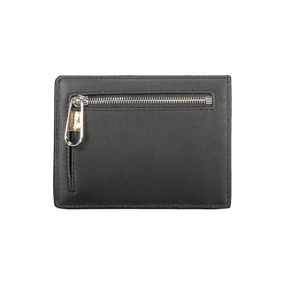 Black Leather Wallet - GLAMHUB BOUTIQUE 