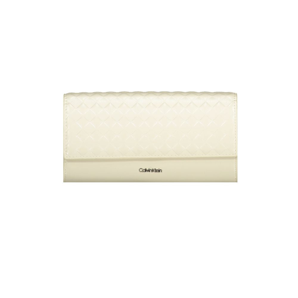 Beige Polyester Wallet - GLAMHUB BOUTIQUE 