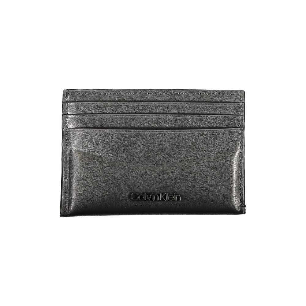 Black Leather Wallet - GLAMHUB BOUTIQUE 