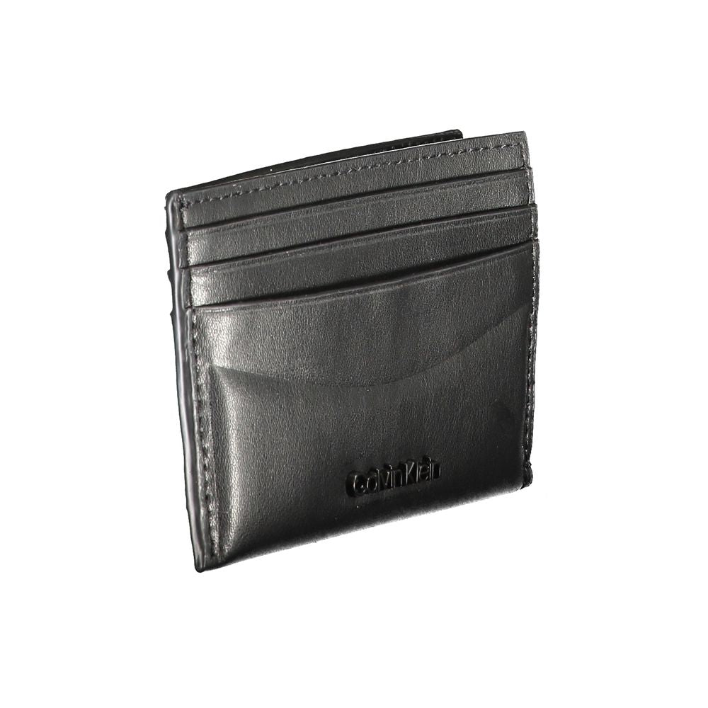 Black Leather Wallet - GLAMHUB BOUTIQUE 