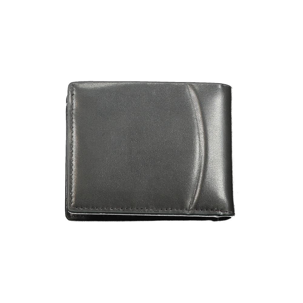 Black Leather Wallet - GLAMHUB BOUTIQUE 