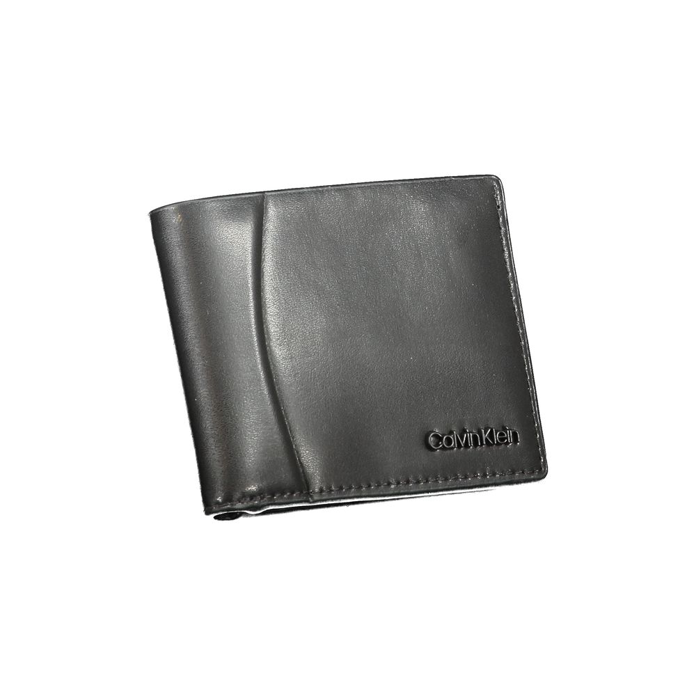 Black Leather Wallet - GLAMHUB BOUTIQUE 