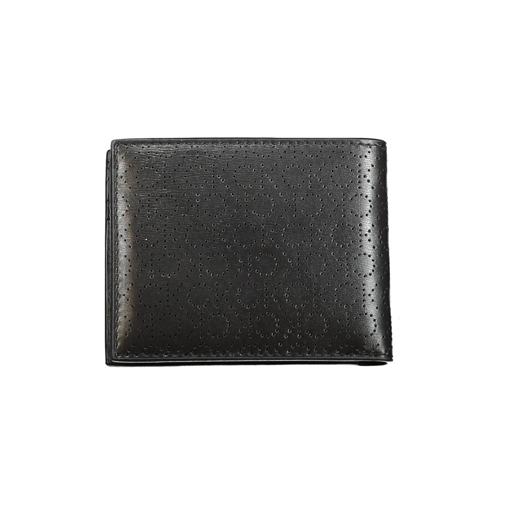 Black Leather Wallet - GLAMHUB BOUTIQUE 