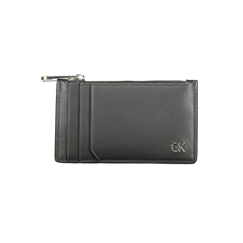 Black Leather Wallet - GLAMHUB BOUTIQUE 