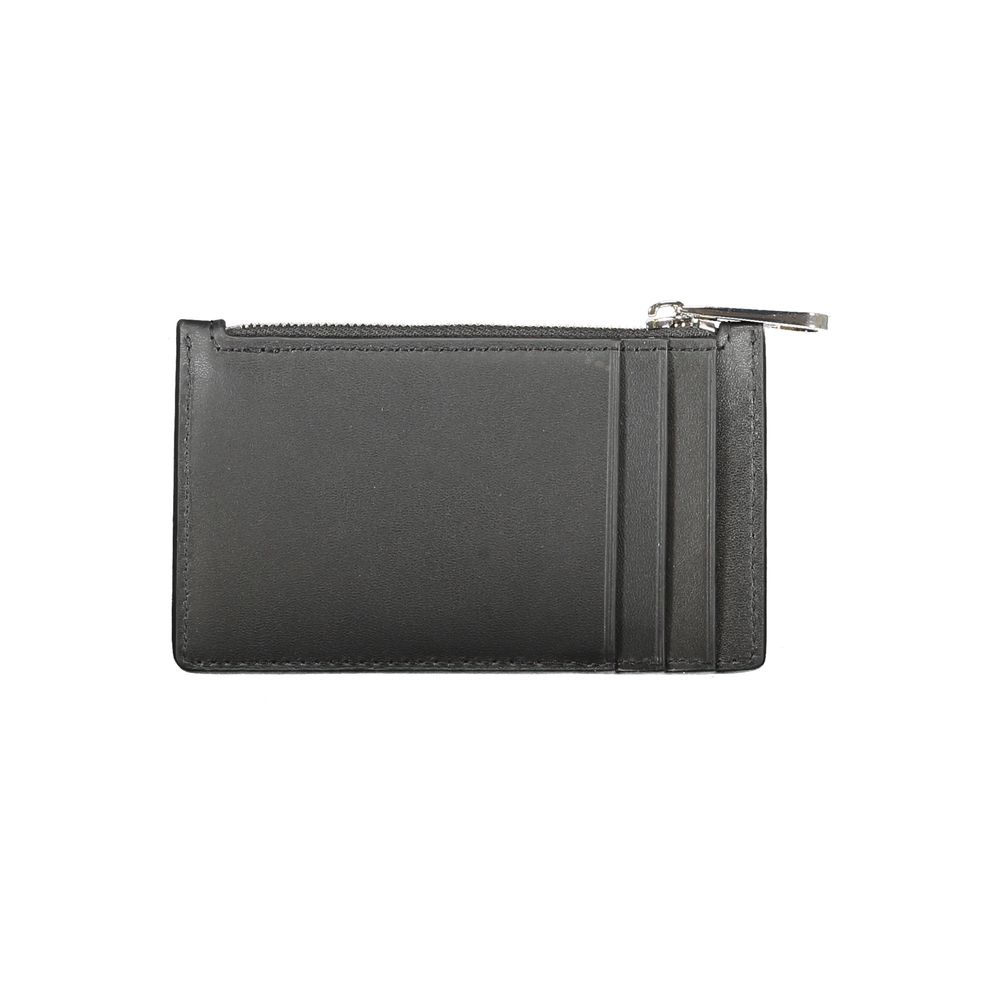 Black Leather Wallet - GLAMHUB BOUTIQUE 