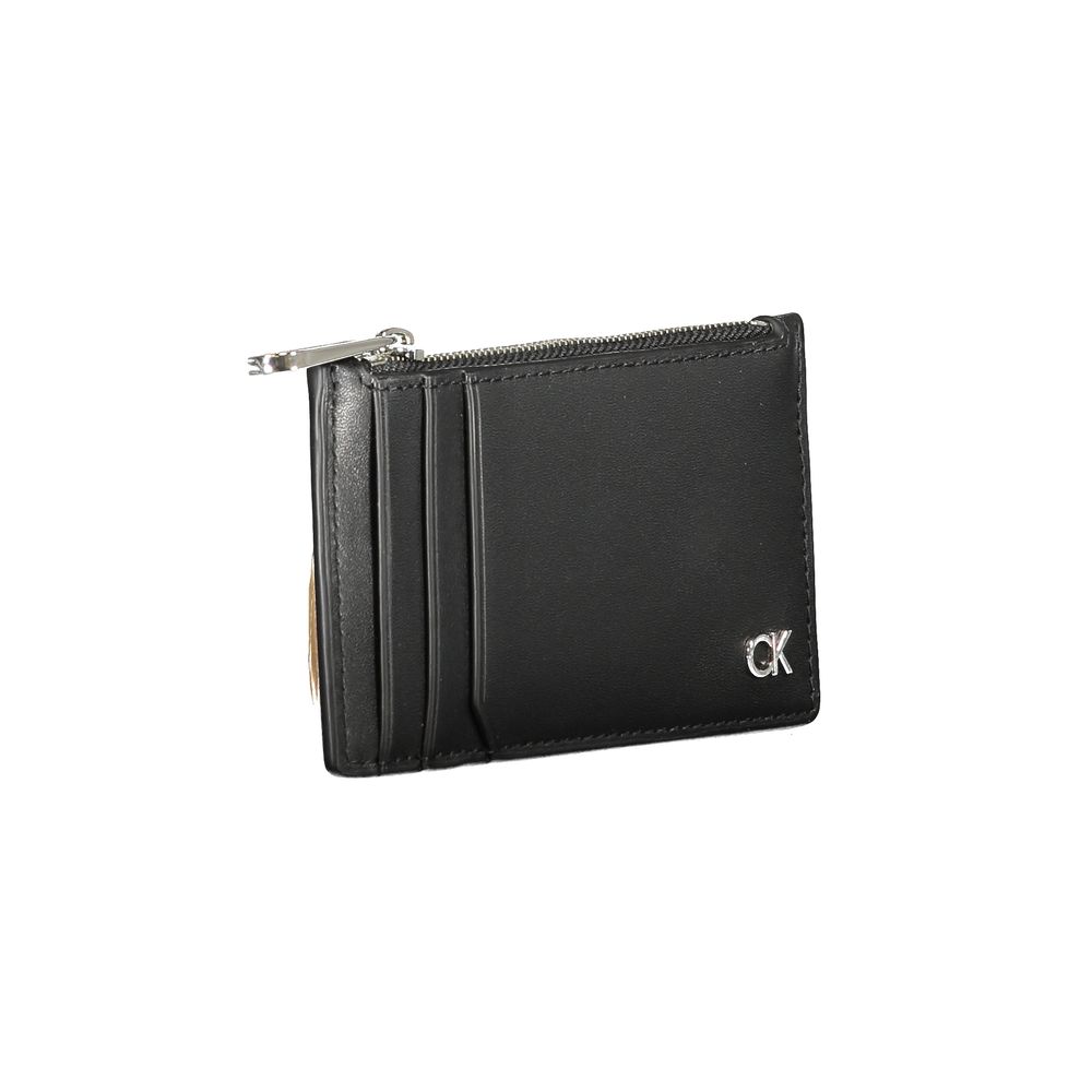 Black Leather Wallet - GLAMHUB BOUTIQUE 