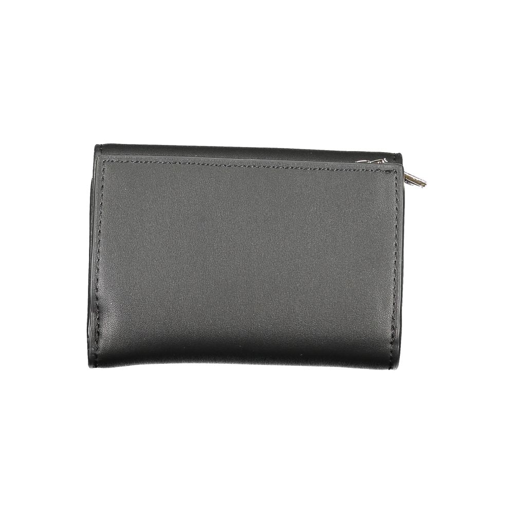 Black Polyester Wallet - GLAMHUB BOUTIQUE 