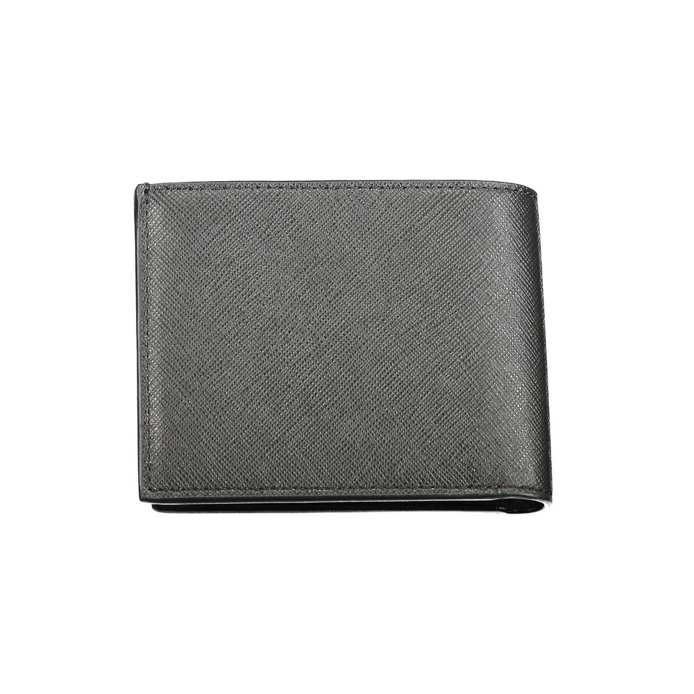 Black Leather Wallet - GLAMHUB BOUTIQUE 