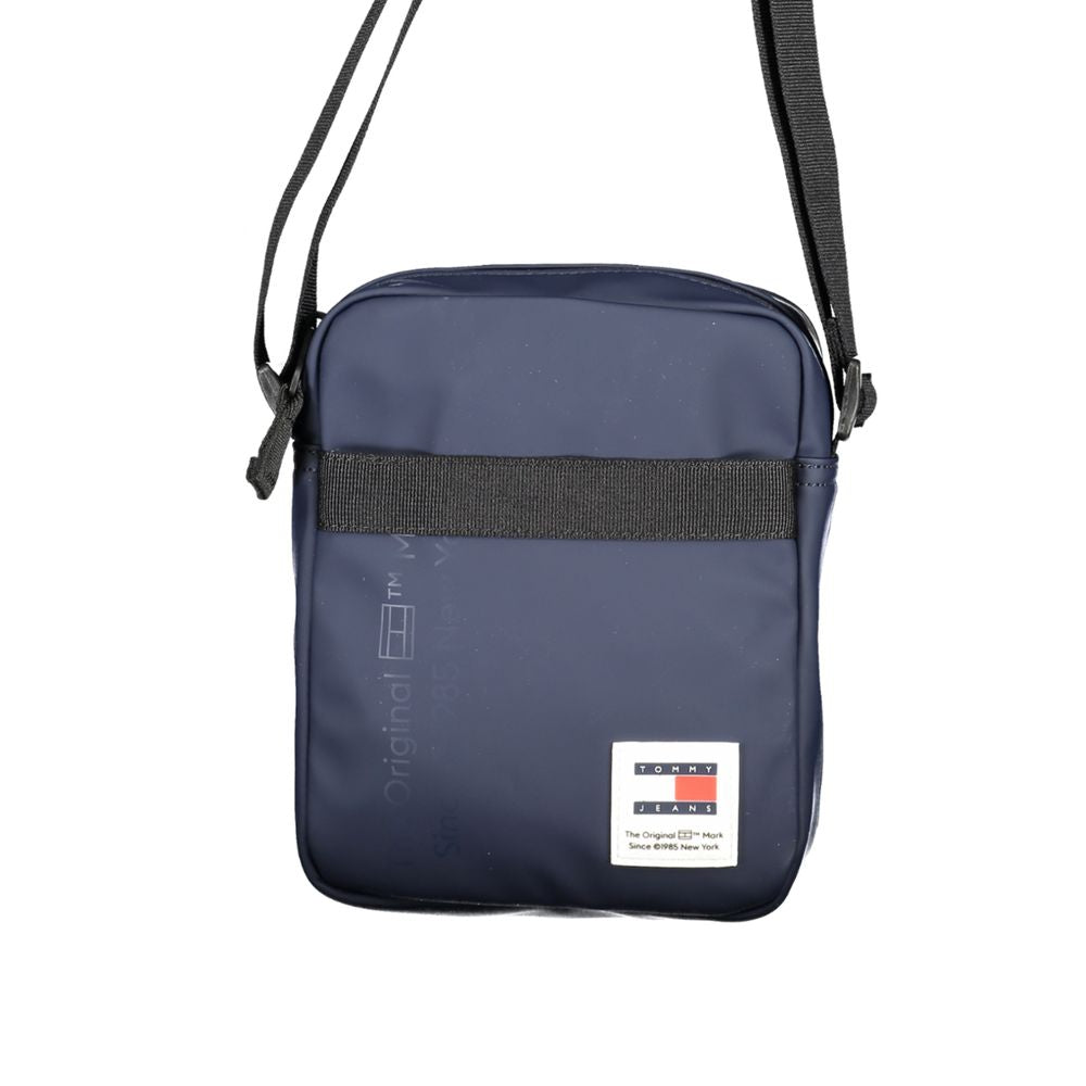 Blue Polyethylene Shoulder Bag - GlamHub Luxury and Icon Brand Clothing