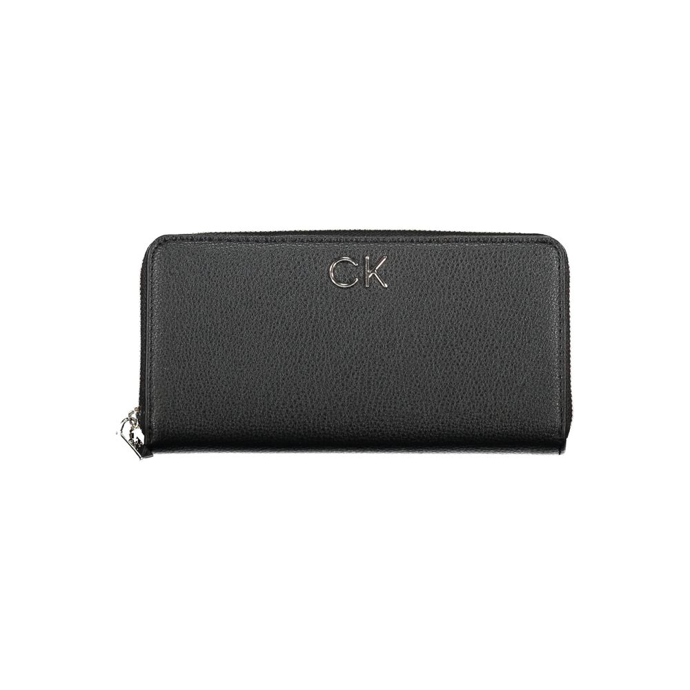 Black Polyethylene Wallet - GLAMHUB BOUTIQUE 