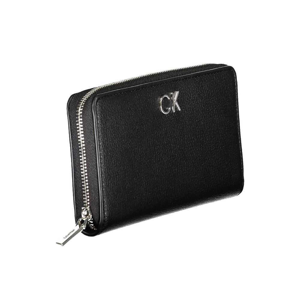 Black Polyethylene Wallet - GLAMHUB BOUTIQUE 