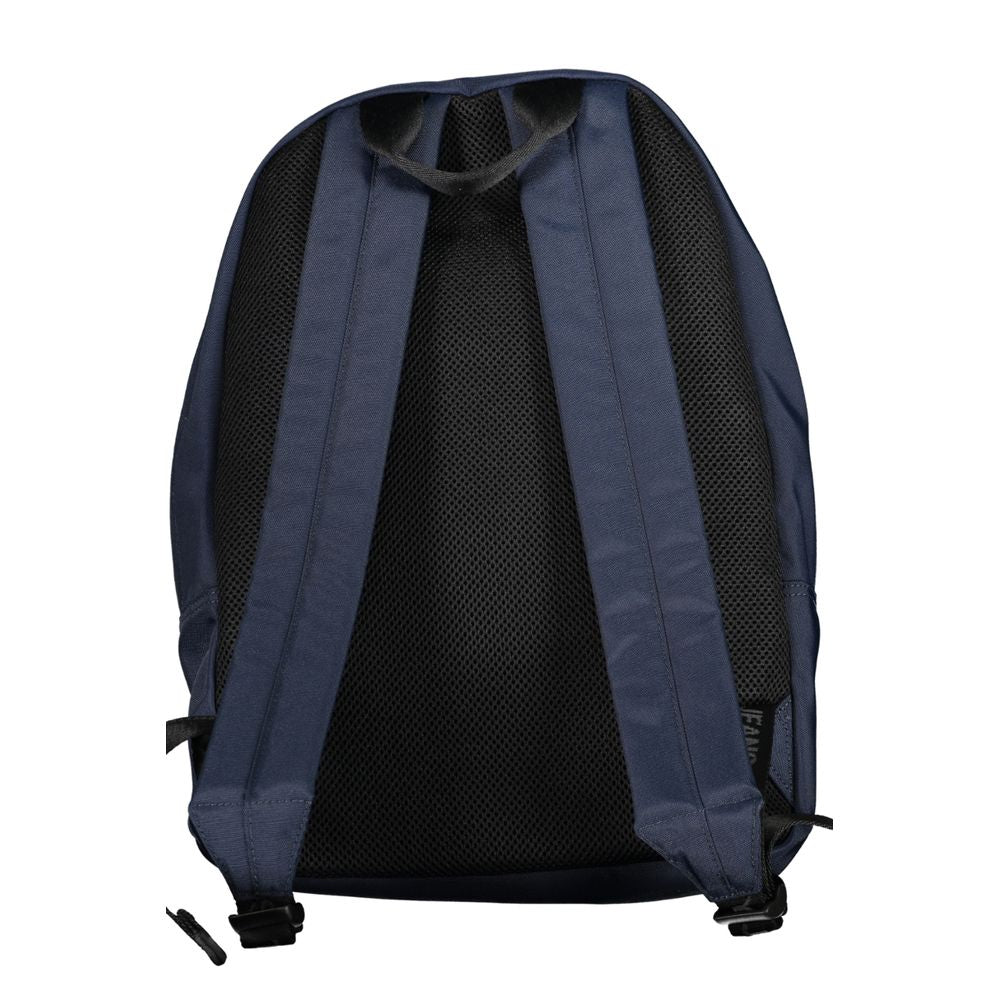 Blue Polyester Backpack - GLAMHUB BOUTIQUE 