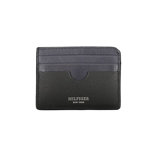 Black Leather Wallet - GLAMHUB BOUTIQUE 