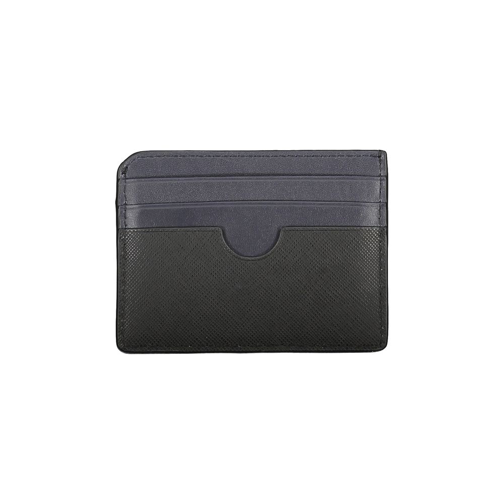 Black Leather Wallet - GLAMHUB BOUTIQUE 