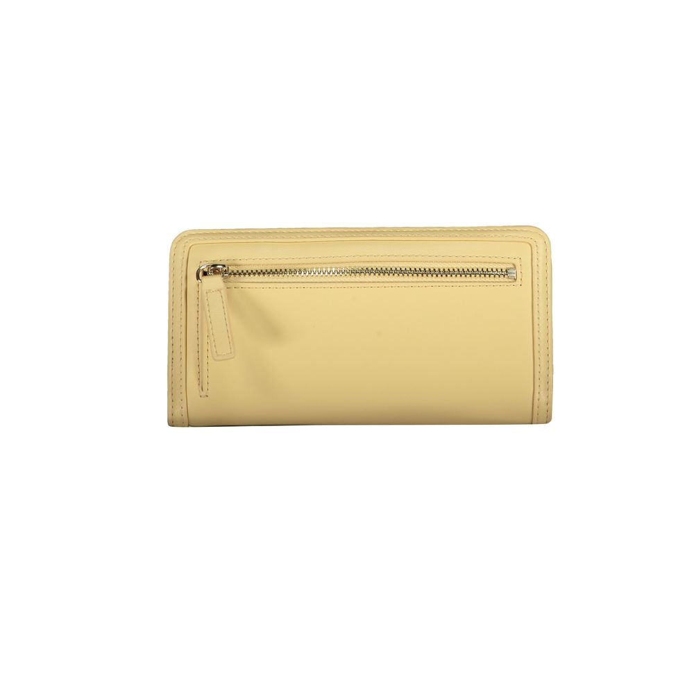 Beige Polyethylene Wallet - GLAMHUB BOUTIQUE 