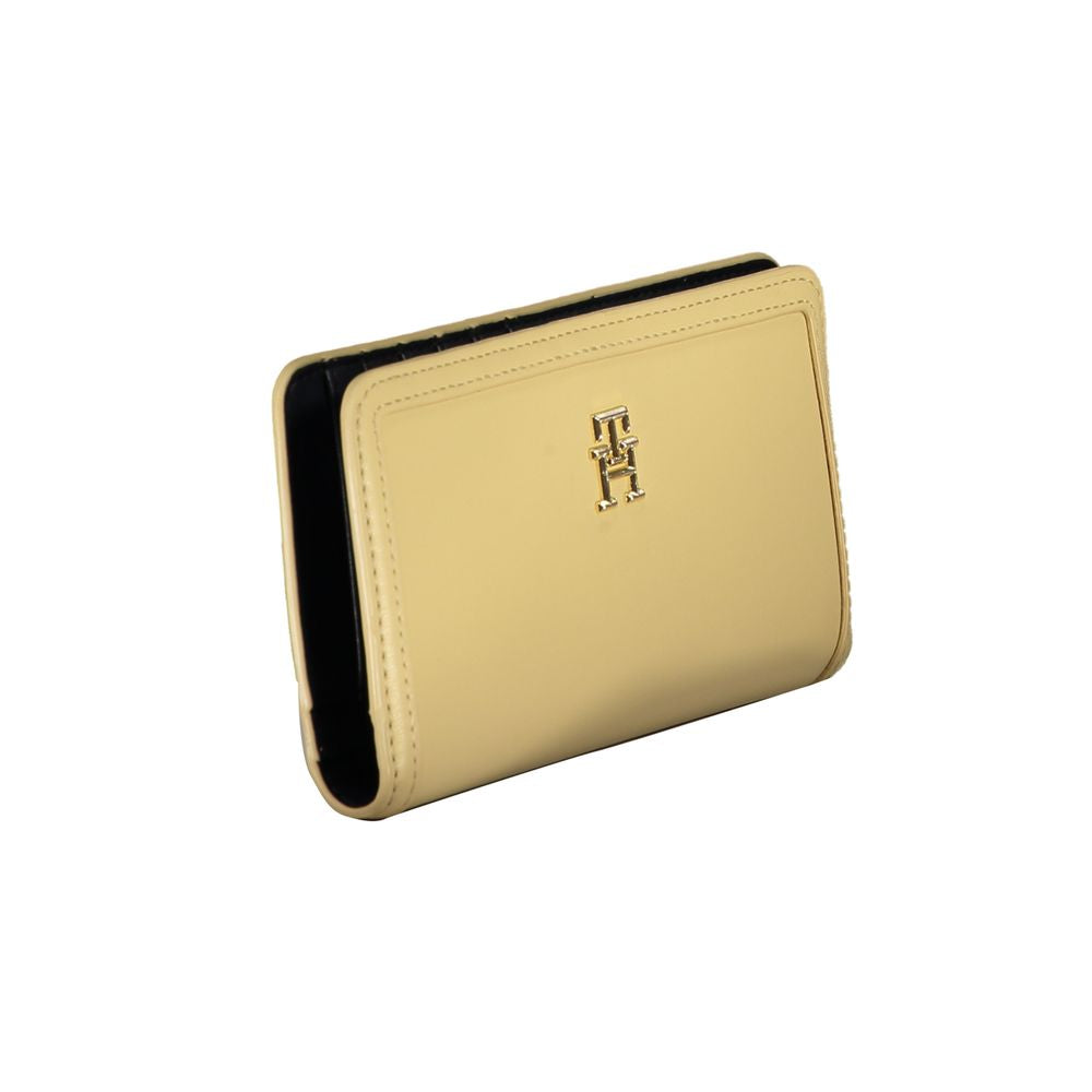 Beige Polyethylene Wallet - GLAMHUB BOUTIQUE 