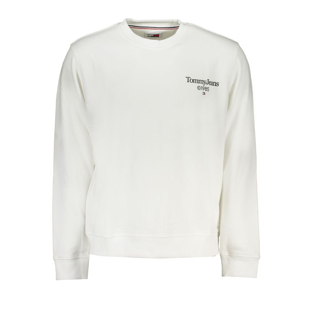 White Cotton Sweater - GlamHub Luxury and Icon Brand Clothing