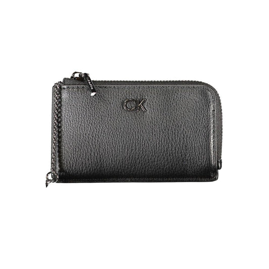 Black Polyethylene Wallet - GLAMHUB BOUTIQUE 