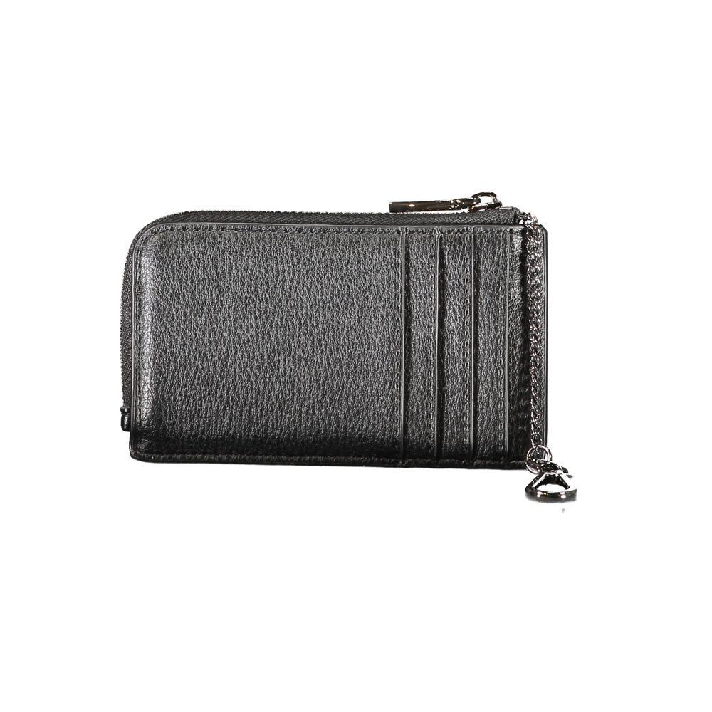 Black Polyethylene Wallet - GLAMHUB BOUTIQUE 