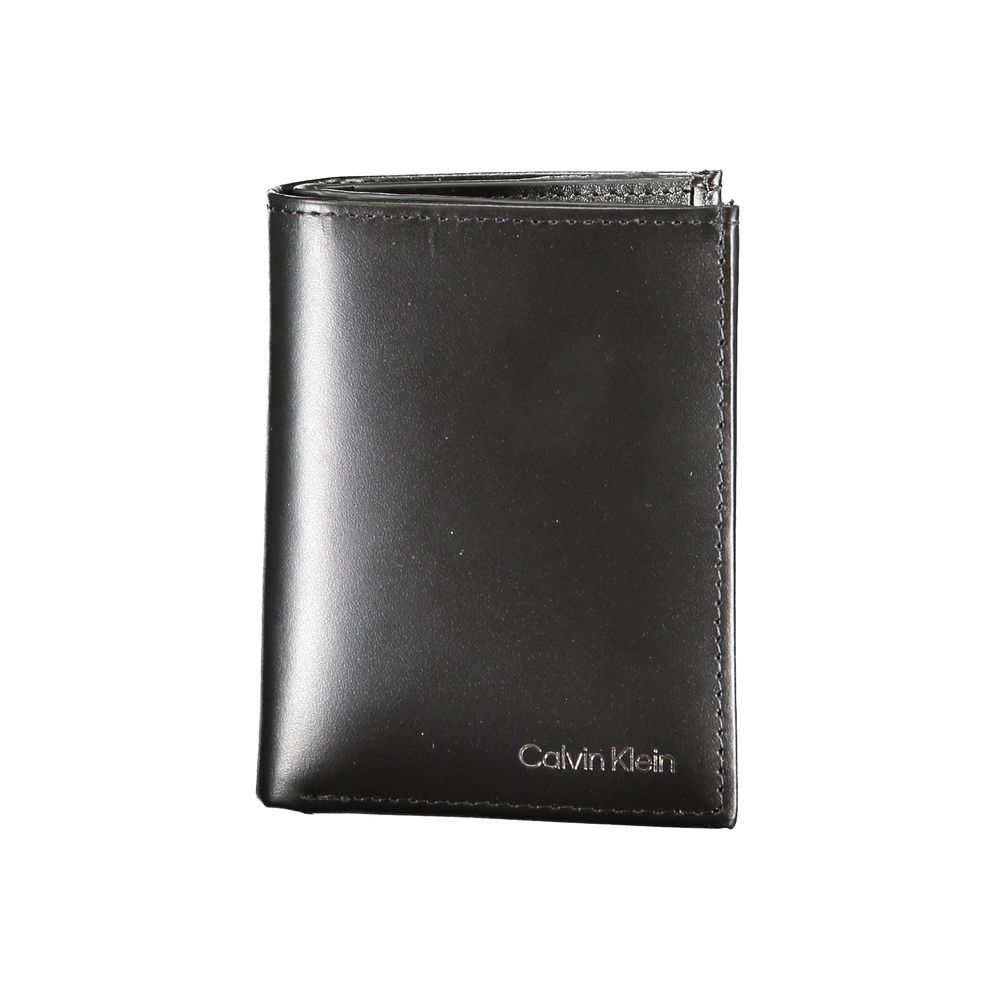 Black Leather Wallet - GLAMHUB BOUTIQUE 