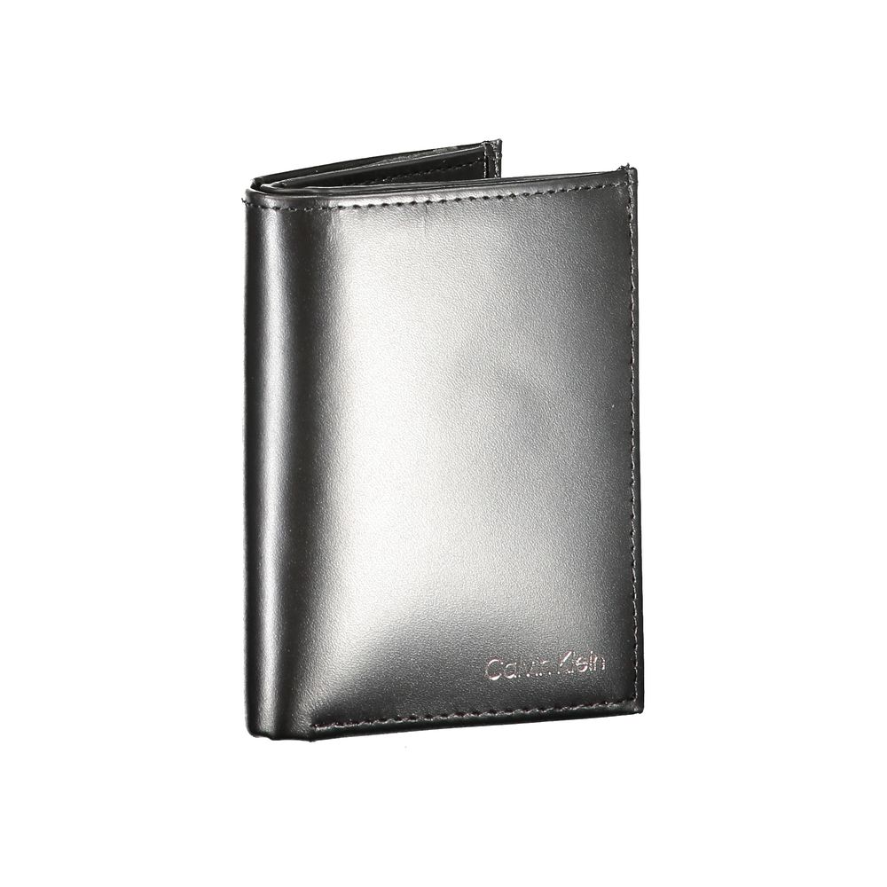 Black Leather Wallet - GLAMHUB BOUTIQUE 