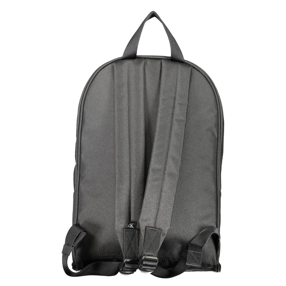 Black Polyester Backpack - GLAMHUB BOUTIQUE 