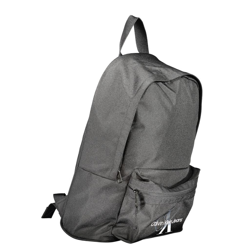 Black Polyester Backpack - GLAMHUB BOUTIQUE 