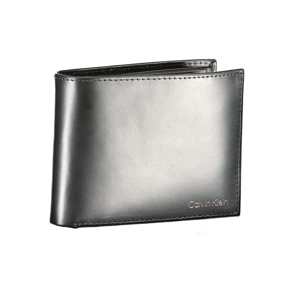 Black Leather Wallet - GLAMHUB BOUTIQUE 