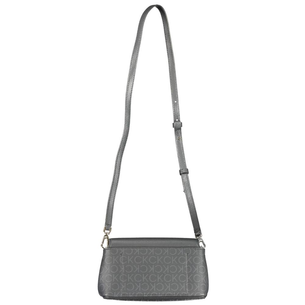 Black Polyester Handbag - GLAMHUB BOUTIQUE 