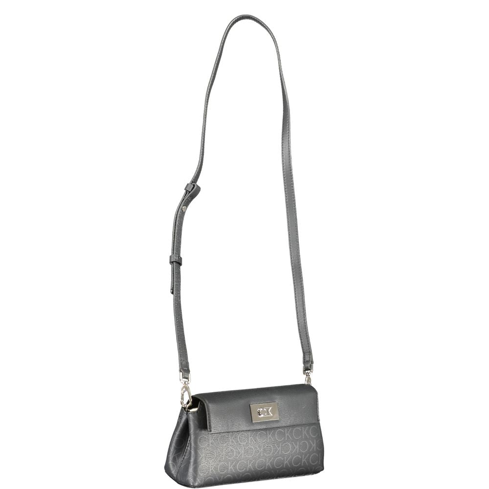 Black Polyester Handbag - GLAMHUB BOUTIQUE 