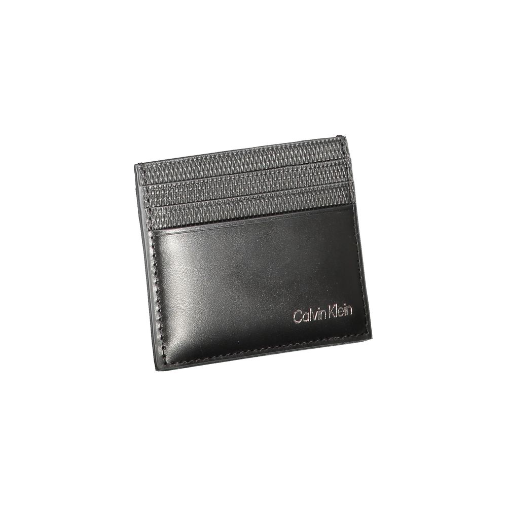 Black Leather Wallet - GLAMHUB BOUTIQUE 