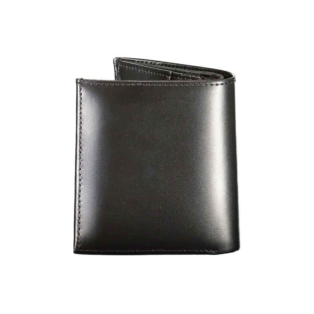 Black Leather Wallet - GLAMHUB BOUTIQUE 