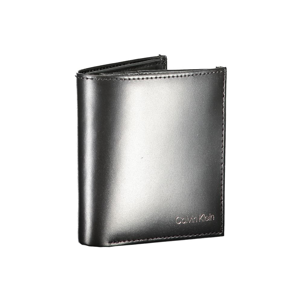 Black Leather Wallet - GLAMHUB BOUTIQUE 